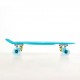 Πλαστικό mini cruiser skateboard 22.5'' Μπλε με LED ρόδες Fish (surfSK-22INCH-LED-BLUE)