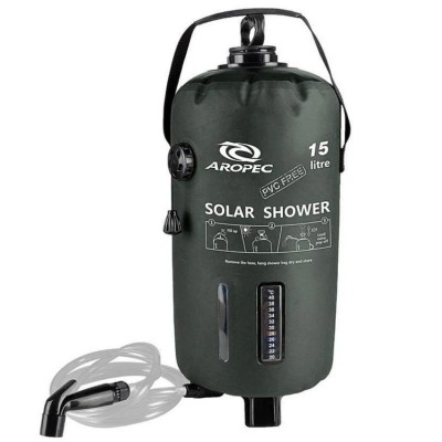 Φορητή ηλιακή ντουζιέρα με σύστημα πίεσης 15L - Aropec (surf2719)