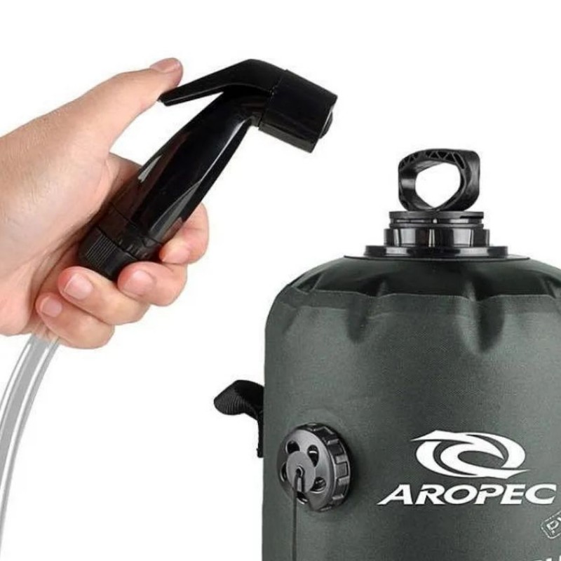 Φορητή ηλιακή ντουζιέρα με σύστημα πίεσης 15L - Aropec (surf2719)
