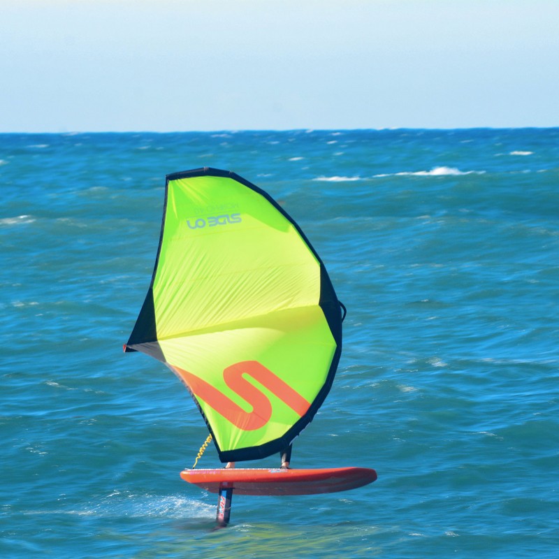 Side-On πανί Wing foil 5m - πράσινο (surf1010-5212)