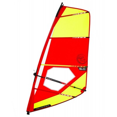 Trainer V2 5,5 Dacron sail - Ολοκληρωμένο σετ πανί για windsurf με RDM epoxy άλμπουρο - ΤΙΚΙ (surf105455)