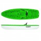 Tipsy 254 μονοθέσιο καγιάκ με λευκή γάστρα SCK Πράσινο-Άσπρο (surf2681)