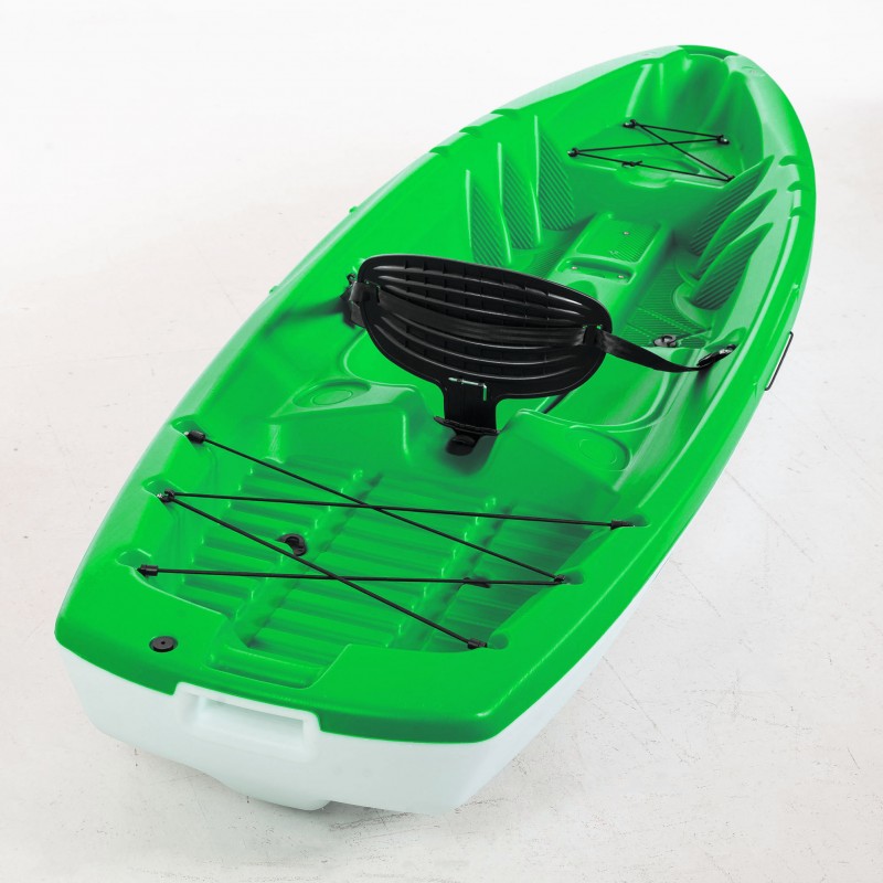 Tipsy 254 μονοθέσιο καγιάκ με λευκή γάστρα SCK Πράσινο-Άσπρο (surf2681)