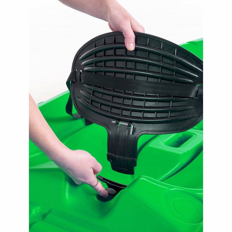 Tipsy 254 μονοθέσιο καγιάκ με λευκή γάστρα SCK Πράσινο-Άσπρο (surf2681)