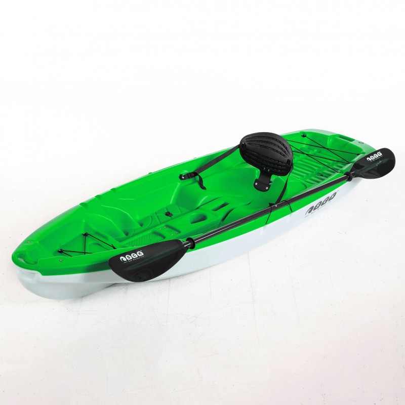 Tipsy 254 μονοθέσιο καγιάκ με λευκή γάστρα SCK Πράσινο-Άσπρο (surf2681)