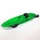 Tipsy 254 μονοθέσιο καγιάκ με λευκή γάστρα SCK Πράσινο-Άσπρο (surf2681)