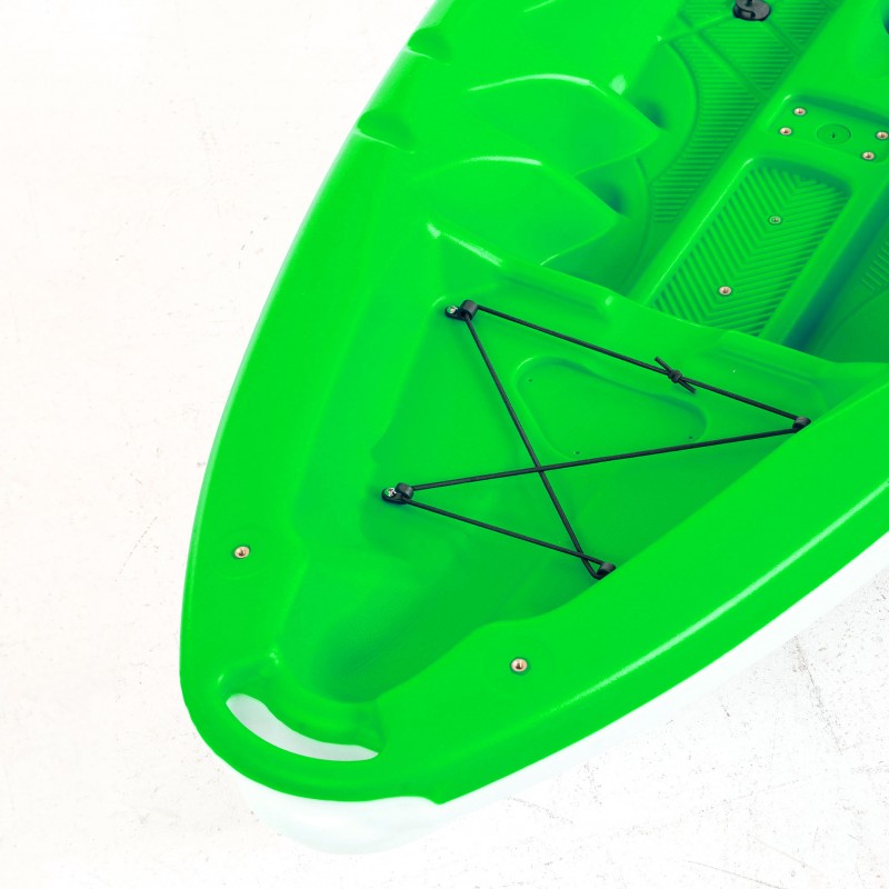 Tipsy 254 μονοθέσιο καγιάκ με λευκή γάστρα SCK Πράσινο-Άσπρο (surf2681)