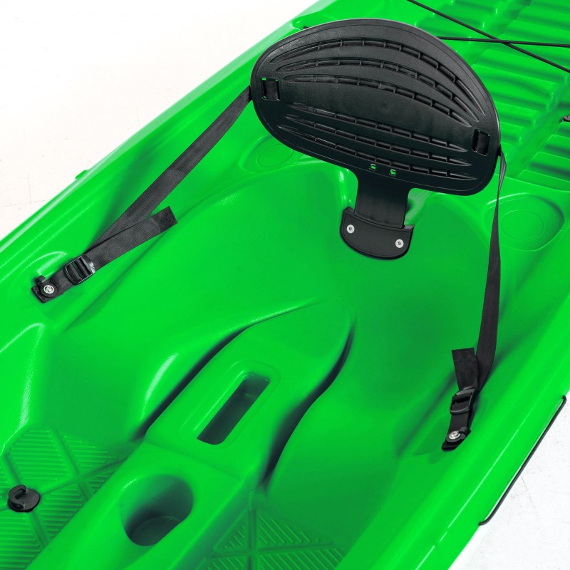 Tipsy 254 μονοθέσιο καγιάκ με λευκή γάστρα SCK Πράσινο-Άσπρο (surf2681)