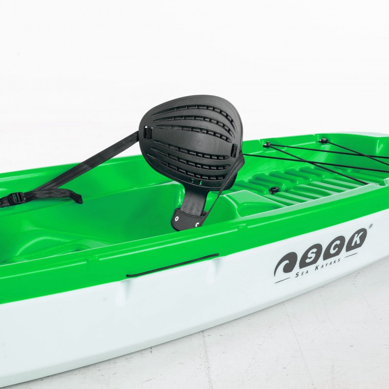 Tipsy 254 μονοθέσιο καγιάκ με λευκή γάστρα SCK Πράσινο-Άσπρο (surf2681)