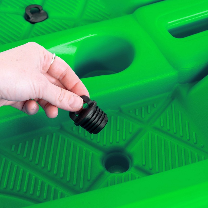 Tipsy 254 μονοθέσιο καγιάκ με λευκή γάστρα SCK Πράσινο-Άσπρο (surf2681)