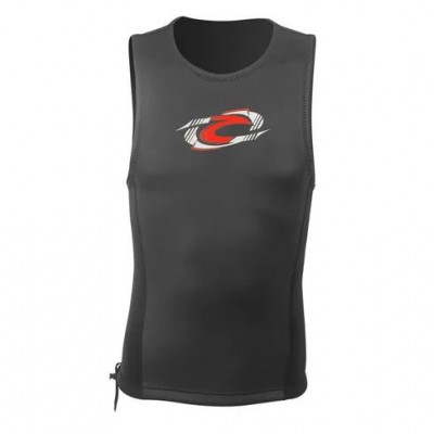 Γιλέκο νεοπρενίου 2mm αμάνικο Super-Stretch ενηλίκων Μαύρο - Aropec (surfVT-36M-2MMF/ES)