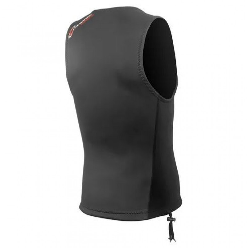 Γιλέκο νεοπρενίου 2mm αμάνικο Super-Stretch ενηλίκων Μαύρο - Aropec (surfVT-36M-2MMF/ES)