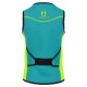 Παιδικό γιλέκο νεοπρενίου 2mm αμάνικο με φερμουάρ Teal/Lime - Aropec (surf2710)