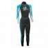 Στολή νεοπρενίου 2,5mm ολόσωμη γυναικεία μαύρη-γαλάζια Aropec (surf475)