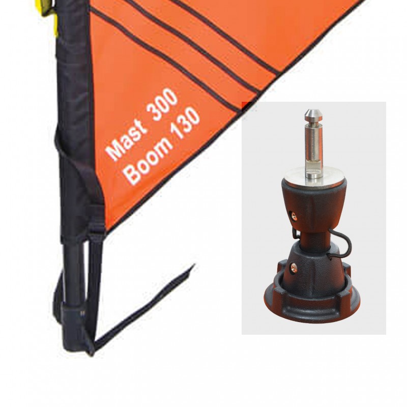 zray Ολοκληρωμένο σετ πανί 3.0 για windsurf με epoxy άλμπουρο και βάση (surf3733)