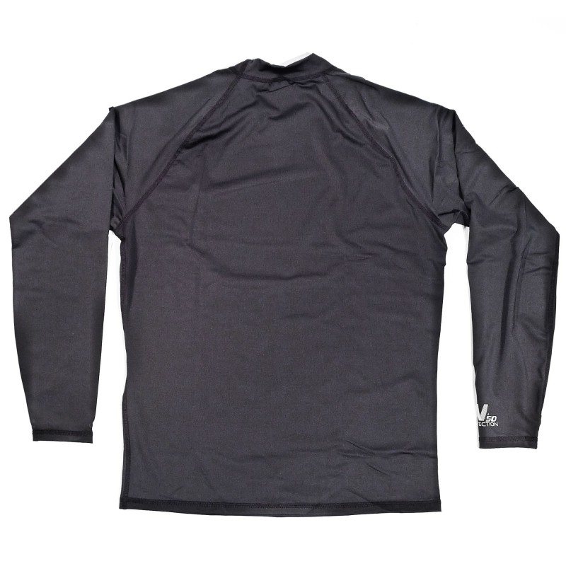 UV αντηλιακή λύκρα με μακρύ μανίκι Ανδρική Στενή εφαρμογή Μαύρη - Aropec (surf03022-51M-BK)