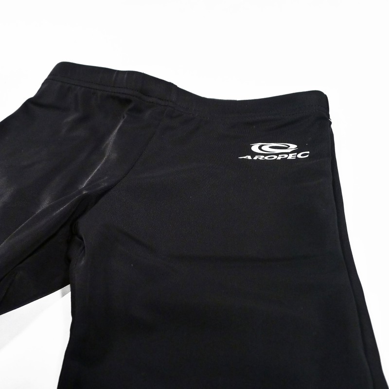 UV αντηλιακό λύκρα παντελόνι/κολάν Παιδικό Μαύρο - Aropec (surf03023-5K49C-Lycra-BK)