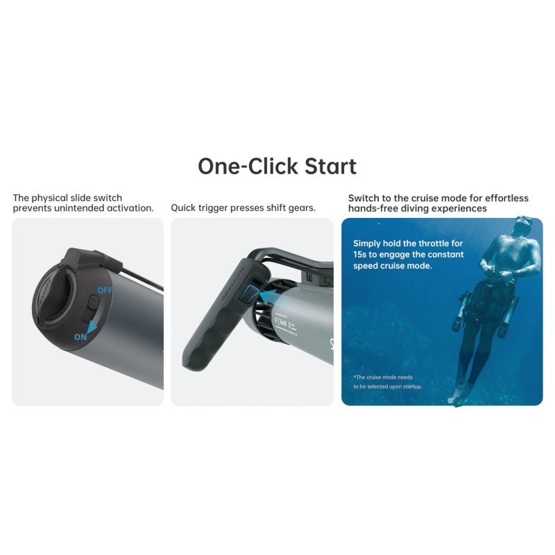 Ηλεκτρικό SeaScooter SUBNADO PLUS - Waydoo (surf2810)