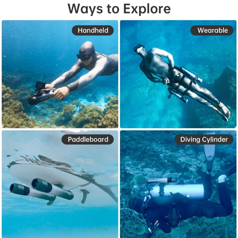 Ηλεκτρικό SeaScooter SUBNADO PLUS - Waydoo (surf2810)