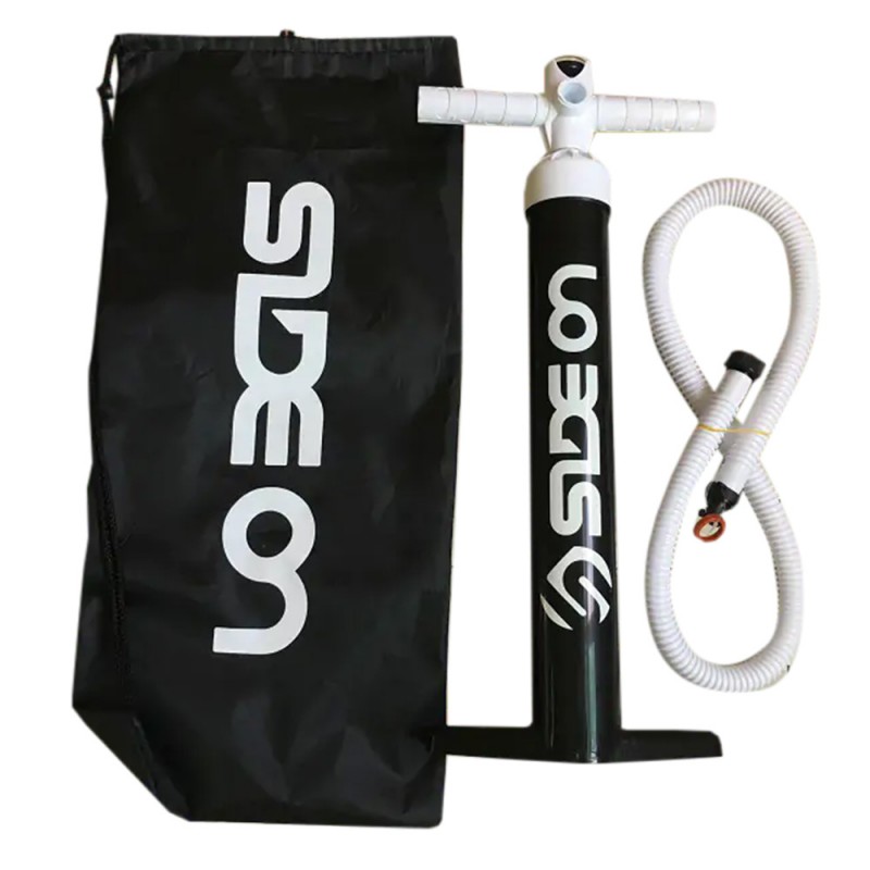 Τρόμπα χειρός 1.8L για Kite και Wing διπλής ενεργείας με αντάπτορες SIDEON (surf0702-1887)